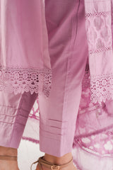 Lilac Floral Cotton net