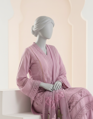 Lilac Floral Cotton net